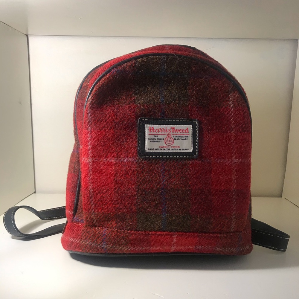 Harris tweed backpack